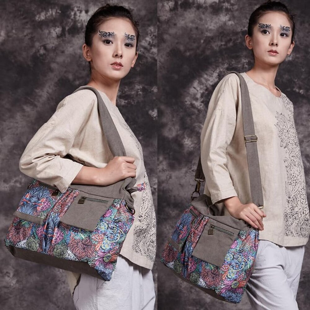 Boho Series Large Capacity Canvas Personalized Pr… - image 6